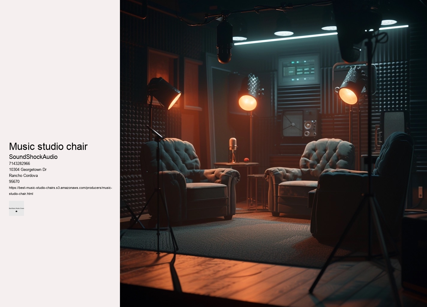 music studio chair