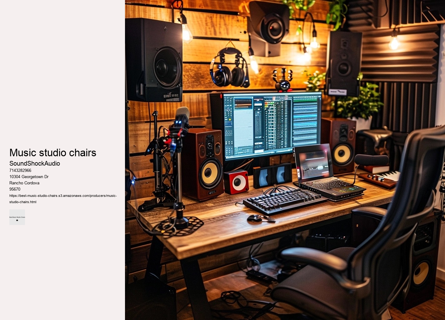 music studio chairs